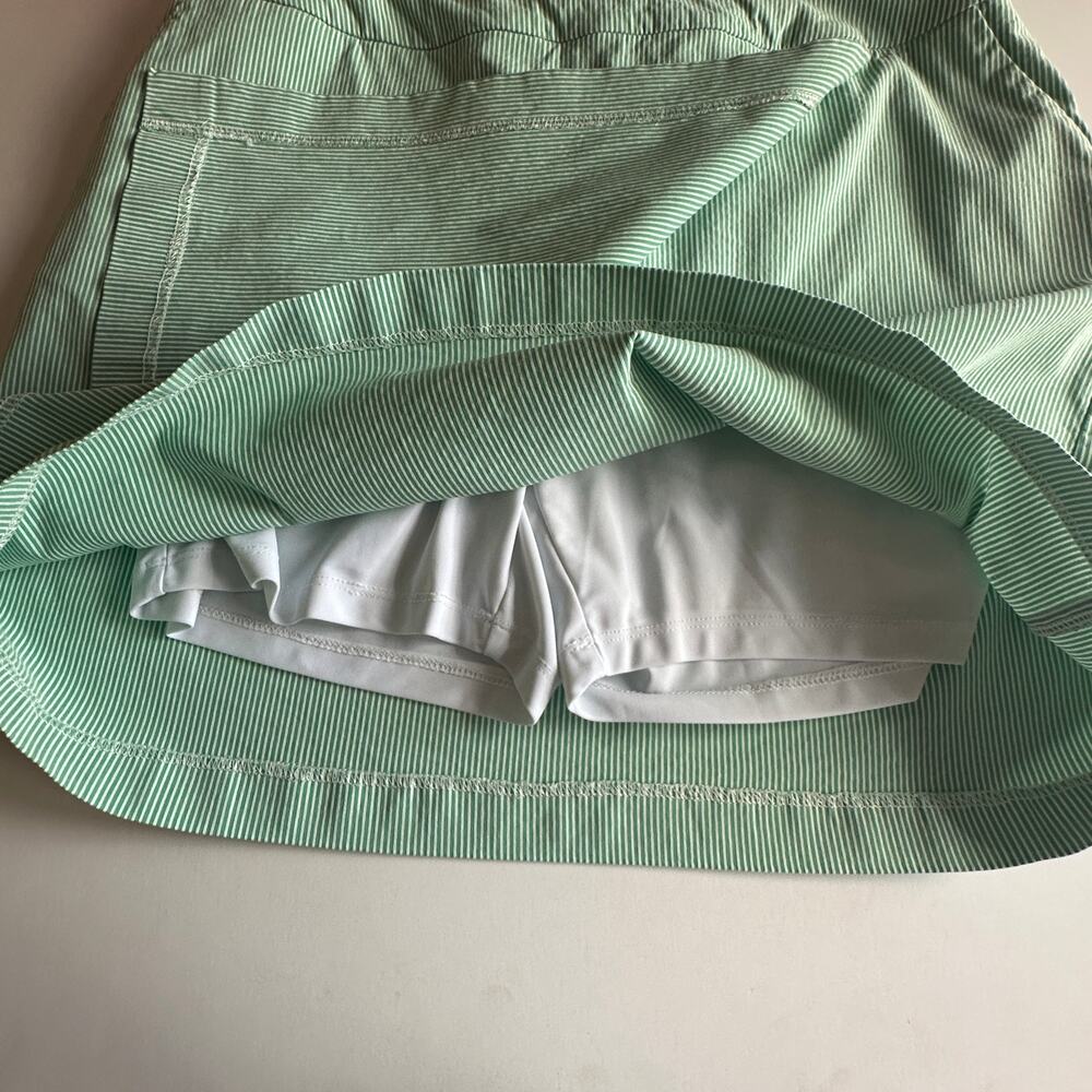 Swing Control Striped Golf Skort Womens Sz 16 Green Golf Tennis Sporty Skirt XL - Picture 4 of 10
